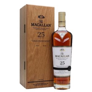 麥卡倫 25年 雪莉桶「金頭凹樽橫帶木盒」 / MACALLAN