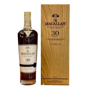 麥卡倫 30年 雪莉桶 「金頭凹樽橫帶木盒」/ MACALLAN